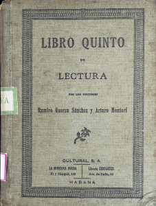 10_CU_BNJM_Guerra-Montori_libro-quinto-lectura_LaHabana_1931_02ed_Portada