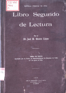 15_CU_BNJM_Mestre_libro-segundo-lectura_LaHabana_1934_Portada