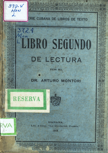 16_CU_BNJM_Montori_libro-segundo-lectura_LaHabana_1918_Portada