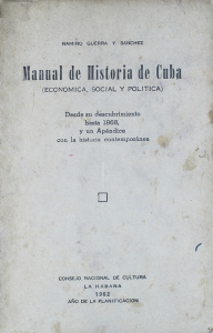 30_CU_BNJM_Guerra_manual-historial-cuba_LaHabana_1964_02ed_Portada