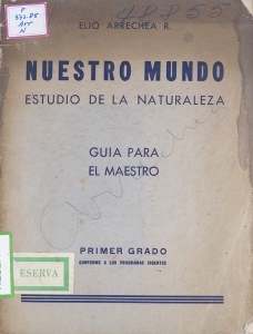 48_CU_BNJM_Arrechea_mundo-estudio-naturaleza-primer-grado_LaHabana_Portada