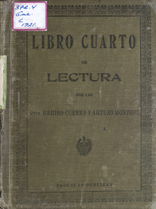 7_CU_BNJM_Guerra-Montori_libro-cuarto-lectura_LaHabana_1921_Portada