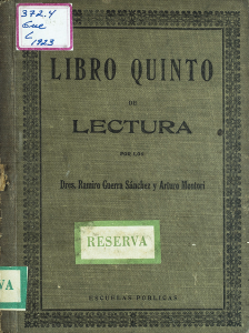 8_CU_BNJM_Guerra-Montori_libro-quinto_lectura_LaHabana_1923_Portada